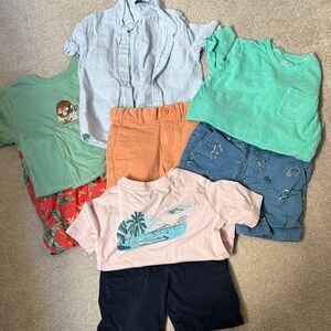 Kids size 5 shirt outfits - Janie and jack, vineyard vines, crew cuts